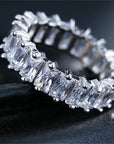 Luxury Zirconia Ring in Gold and Silver