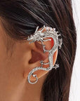 Silver Dragon Earrings