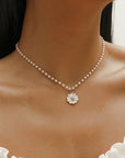 Daisy with Pearls Pendant