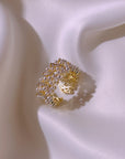 Luxury Pearl Ring in Gold