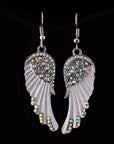 Crystal Angel Earrings