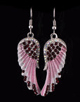 Crystal Angel Earrings