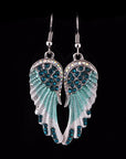 Crystal Angel Earrings