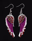 Crystal Angel Earrings