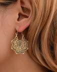 Lotus Mandala Earrings