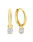 Larmes de Lune Stone Earrings Set | White Gold