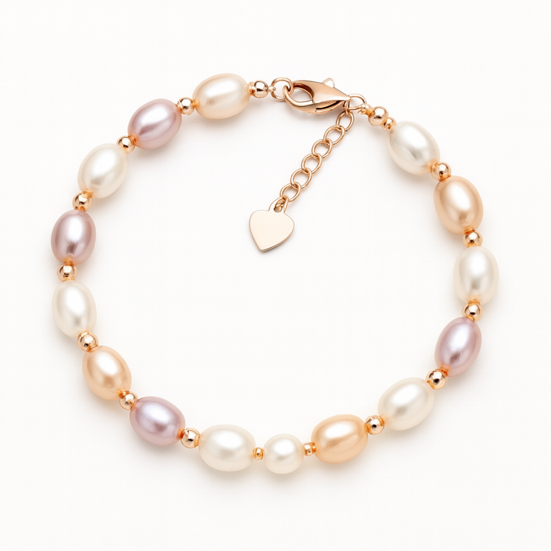 Mixed Pearl Beaded Bracelet