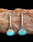 Vintage Earrings with Turquoise Stones