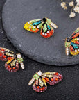 Butterfly Earrings Limited Edition with Zirconia Inlay