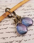 Vintage Cosmic Stone Earrings
