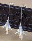 Silver Flower Earrings