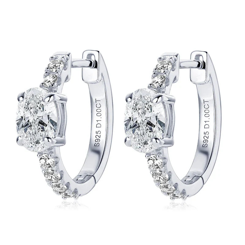 Hoop Gold Crystal Earrings