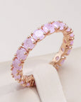 Luxury Round Stone Zircon Ring