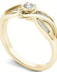 Elegant Luxury Gold Stone Ring