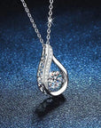 Drop Silver Bright Necklace