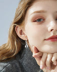 Drop Silver Earrings