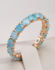 Luxury Round Stone Zircon Ring