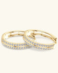 Bright Gold Hoop Earrings