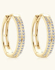 Bright Gold Hoop Earrings