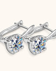 Crystal Drop Huggie Earrings