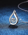 Drop Silver Bright Necklace