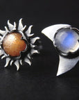 Sun Moon Earrings
