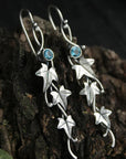 Vintage Leaf Elf Earrings