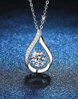 Drop Silver Bright Necklace
