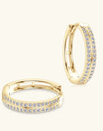 Bright Gold Hoop Earrings