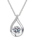 Drop Silver Bright Necklace