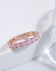Luxury Round Stone Zircon Ring