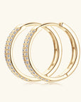 Bright Gold Hoop Earrings