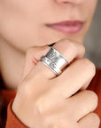 Tree of Life Spinner Meditation Ring