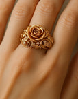 Golden Flower Ring