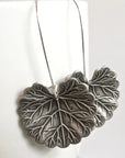 Leaf Silver Earrings