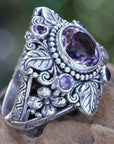 Meditation Amethyst Crystal Flower
