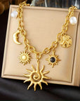 Golden Celestial Necklace