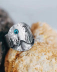 Forest Blue Moon Ring