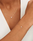 Cléa Zirconia Stone Set | Gold