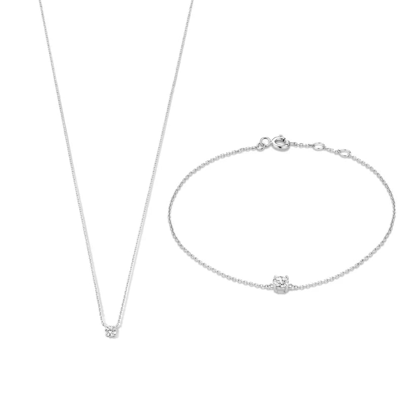 Cléa Zirconia Stone Set | Gold
