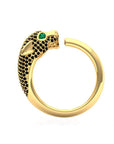 Emerald Panther Ring