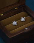Starburst Stud Earrings in Sterling Silver