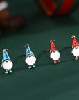 Cute Gnome Stud Earrings in Sterling Silver