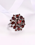 Ruby Bloom Ring