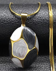 Colorblock Pendant Necklace
