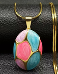 Colorblock Pendant Necklace