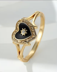 Black Heart Ring