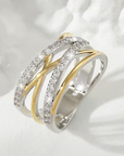 Intertwined Brilliance Ring