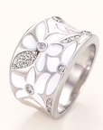 Daisy Wide Ring