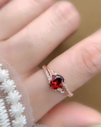 Ruby Promise Oval Ring